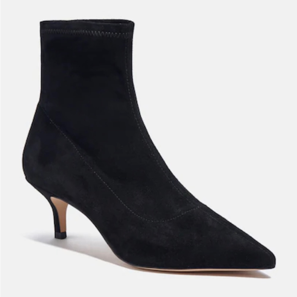 Coach Jade Bootie in black suede
